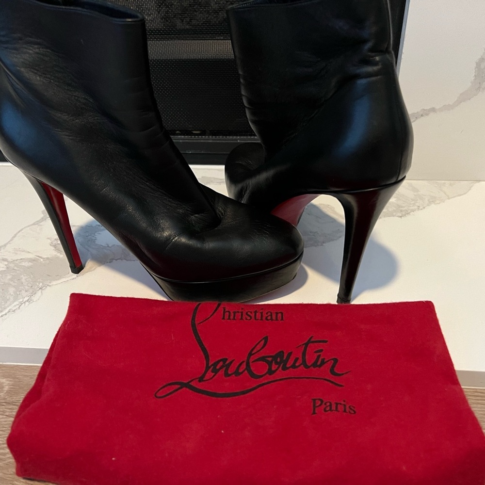 Christian Louboutin Ankle Platform Booties